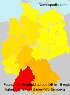 Surname Reinbold in Germany Surname Reinbold in Germany