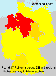 Surname Reinema in Germany Surname Reinema in Germany