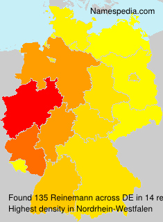 Surname Reinemann in Germany Surname Reinemann in Germany