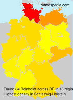 Surname Reinholdt in Germany Surname Reinholdt in Germany