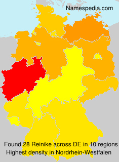 Surname Reinike in Germany Surname Reinike in Germany