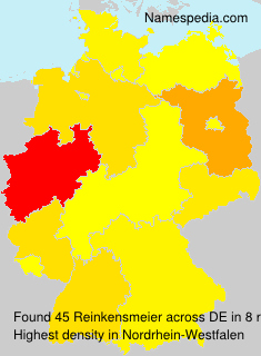 Surname Reinkensmeier in Germany Surname Reinkensmeier in Germany