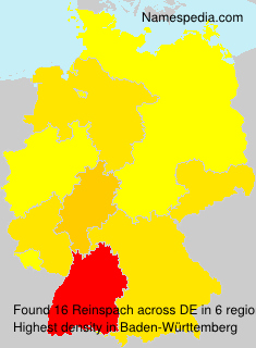 Surname Reinspach in Germany Surname Reinspach in Germany