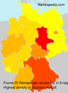 Surname Reinsperger in Germany Surname Reinsperger in Germany