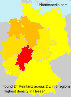 Surname Reintanz in Germany Surname Reintanz in Germany