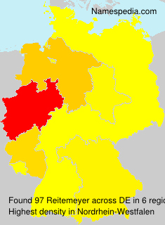 Surname Reitemeyer in Germany Surname Reitemeyer in Germany