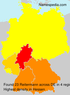 Surname Reitermann in Germany Surname Reitermann in Germany