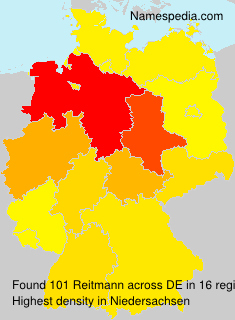 Surname Reitmann in Germany Surname Reitmann in Germany
