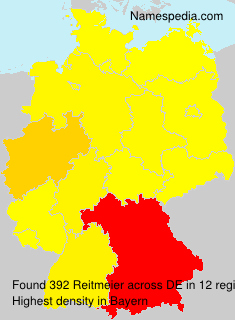 Surname Reitmeier in Germany Surname Reitmeier in Germany