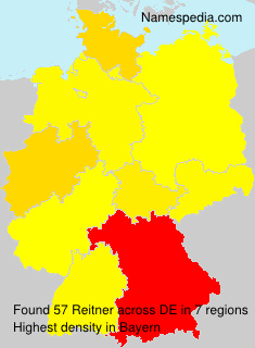 Surname Reitner in Germany Surname Reitner in Germany