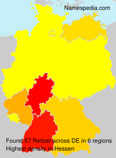 Surname Reitzel in Germany Surname Reitzel in Germany