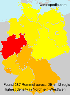 Surname Remmel in Germany Surname Remmel in Germany