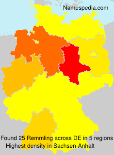 Surname Remmling in Germany Surname Remmling in Germany