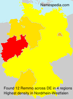 Surname Remmo in Germany Surname Remmo in Germany