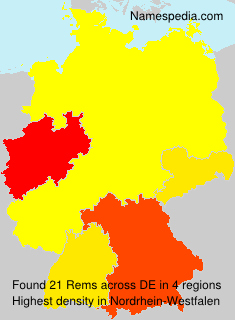 Surname Rems in Germany Surname Rems in Germany