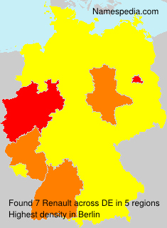 Surname Renault in Germany Surname Renault in Germany