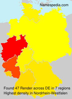 Surname Render in Germany Surname Render in Germany