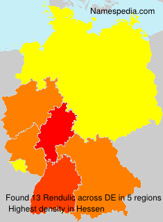 Surname Rendulic in Germany Surname Rendulic in Germany