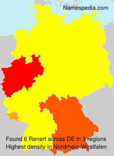 Surname Renert in Germany Surname Renert in Germany