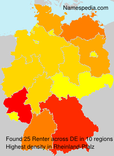 Surname Renter in Germany Surname Renter in Germany
