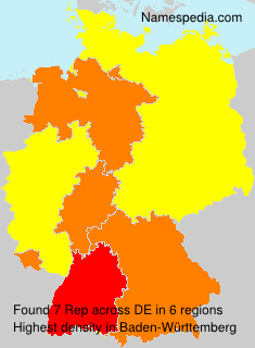Surname Rep in Germany Surname Rep in Germany