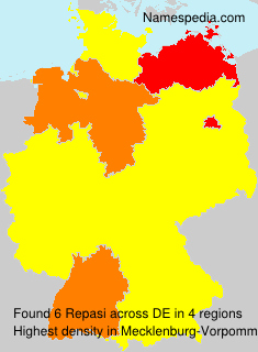 Surname Repasi in Germany Surname Repasi in Germany
