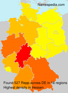 Surname Repp in Germany Surname Repp in Germany