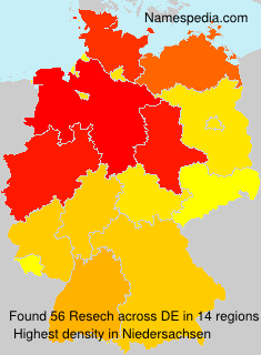 Surname Resech in Germany Surname Resech in Germany
