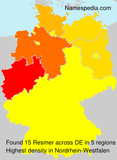 Surname Resmer in Germany Surname Resmer in Germany