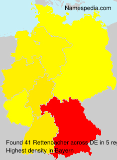 Surname Rettenbacher in Germany Surname Rettenbacher in Germany