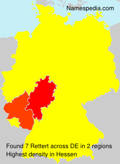 Surname Rettert in Germany Surname Rettert in Germany