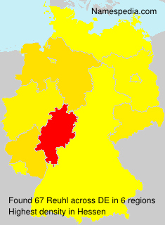 Surname Reuhl in Germany Surname Reuhl in Germany