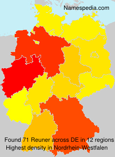 Surname Reuner in Germany Surname Reuner in Germany