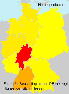 Surname Reuschling in Germany Surname Reuschling in Germany