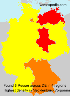 Surname Reuser in Germany Surname Reuser in Germany