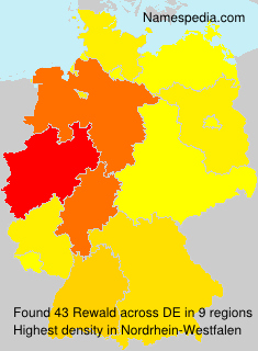 Surname Rewald in Germany Surname Rewald in Germany