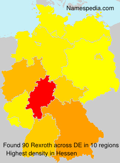 Surname Rexroth in Germany Surname Rexroth in Germany