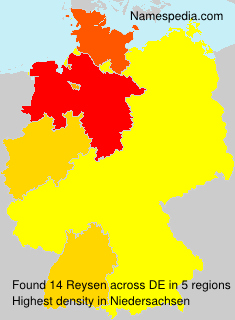 Surname Reysen in Germany Surname Reysen in Germany