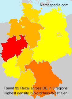 Surname Rezai in Germany Surname Rezai in Germany