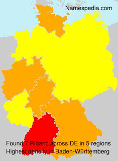 Surname Ribaric in Germany Surname Ribaric in Germany