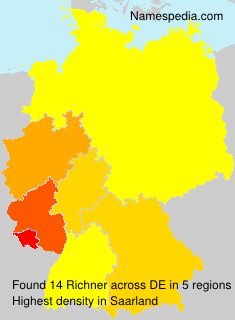 Surname Richner in Germany Surname Richner in Germany