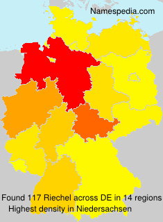 Surname Riechel in Germany Surname Riechel in Germany