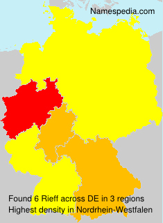 Surname Rieff in Germany Surname Rieff in Germany
