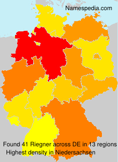 Surname Riegner in Germany Surname Riegner in Germany