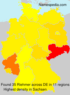 Surname Riehmer in Germany Surname Riehmer in Germany