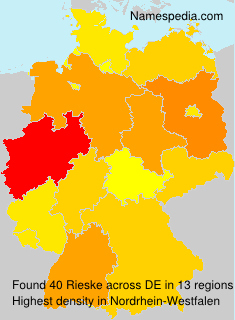 Surname Rieske in Germany Surname Rieske in Germany