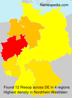 Surname Riesop in Germany Surname Riesop in Germany