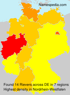 Surname Rievers in Germany Surname Rievers in Germany