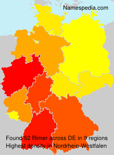 Surname Rimer in Germany Surname Rimer in Germany