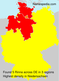 Surname Rinna in Germany Surname Rinna in Germany